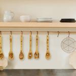 6pcs Painted Christmas Wooden Spoons Set For Kitchen Decor