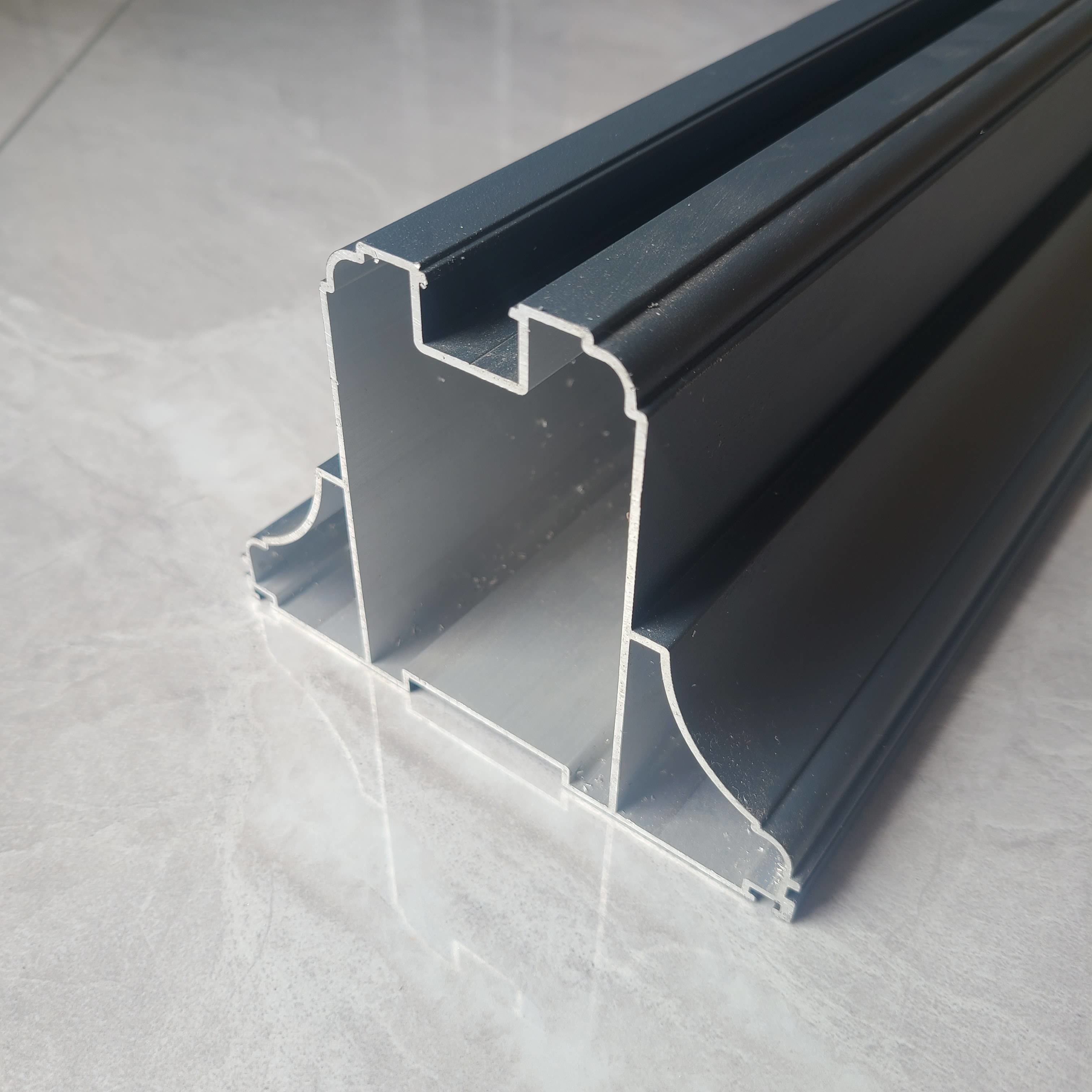 2.7g/cm3 Powder Coating Casement Window Profile Energy Conservation