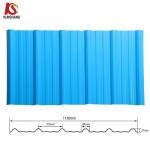 Colombia UPVC PVC Roofing Sheet 1070mm 1130mm Lamina De PVC Tejas Thickness 1.5