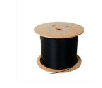 FRP Glass Flex Durable Indoor Drop Cable GJXFH Black Big Capacity Data