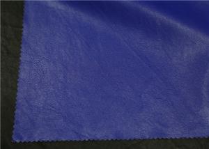 Wholesale Waterproof Skirt Garment Leather Fabric 0.35 Mm Blue Color Hydrolysis Resistance from china suppliers