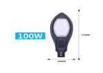 110LM 100w 150w 200w Waterproof LED Street Lights Integrated Split Street Lights
