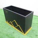 L1200xW500xH750mm Galvanized Metal Flower Pots