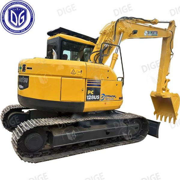 PC128US Used Komatsu Excavator 12.8 Ton Used Crawler Excavator Second Hand