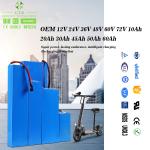 48v 72v 40ah 60ah Ion Lifepo4 Lithium Battery For E Scooter Electric Motorcycle