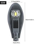 Led Street Light Outdoor IP65 Waterproof High Efficiency 20000mAh Cells