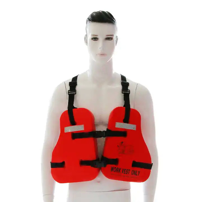 Waterproof Custom Logo Foam Big Buoyancy NBR Life Jacket Vest Marine Fishing Life Vest Adult Unisex Life Jacket