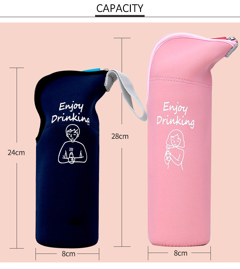 Light Weight Insulated Neoprene Water Bottle Thermal Sleeve