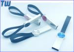Customized Pantone Color Logo Printing Bracelet 16GB USB Flash Drive