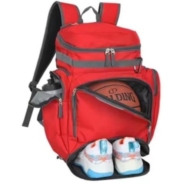 Lightweight Large Capacity Sport Backpack Bag Polyester Gym Basketball Football