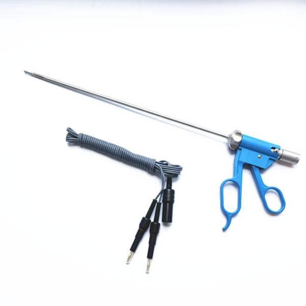 Professional 5mm Diameter Laparoscopic Straight Bipolar Forceps for Surgical Operation