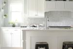 Half Bullnose Marble Bathroom Vanity Tops, Honed White Carrara Marble Countertop