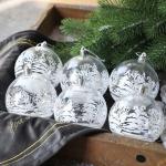 Plastic Painted Halloween Christmas Ornaments Ball 6cm 8cm Gold Red Silver