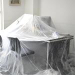 PE Painting Drop Cloth Sheet Plastic Dust Cover for Painting Thickness 5-15 mic