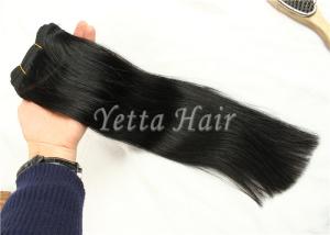 Wholesale Elegant Straight Remy Hair Weave , Real Virgin Brazilian Hair No Foul Odor from china suppliers