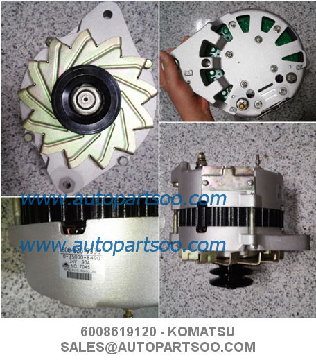 A3TA1191A MD350609 - MITSUBISHI Alternator 12V 100A Alternadores Pajero 6G72 PB6W, PD6W