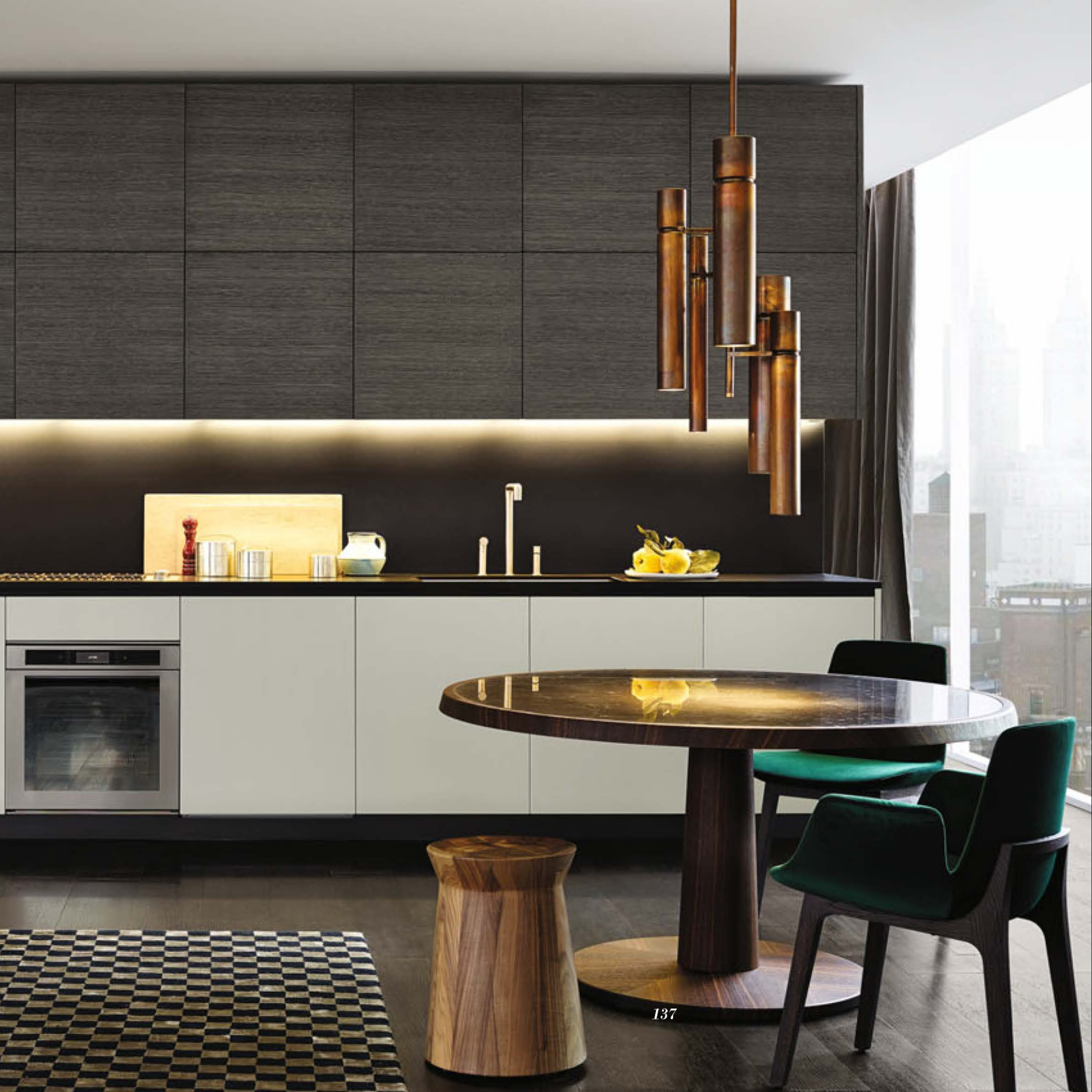 2200MM Modern Modular Kitchen Cabinets Granite Cabinet Tops Kitchens CAD Design