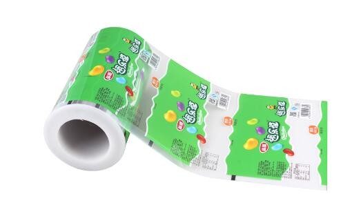 flexible printed laminating food grade cookie packaging plastic roll film