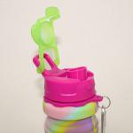 BPA Free Collapsible Silicone Water Bottle For Outdoor Sport 500ml Capacity