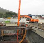 Double Reinforcing Excavator Telescopic Boom Wear Resistant 12 - 25m For SK250