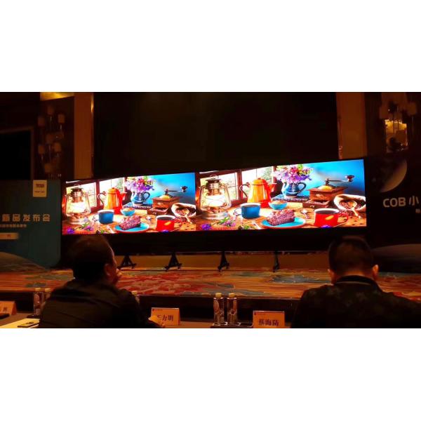 Indoor COBP1.25 HD LED Video Wall Display 27 Inches 600*337.5mm