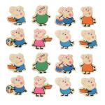 Multiple Color Chocolate Transfer Molds / Peppa Pig Chocolate Mold For Children