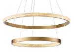 Bedroom 100V 1000mm 40W Brushed Aluminum Modern Ring Light