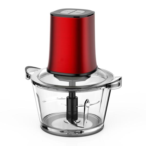 400 Watt Electric Food Chopper Meat Grinder 2.5L Glass Bowl Meat Vegetables