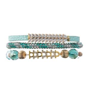 Wholesale Handmade Boho Style Women'S Leather Bracelet With Magnet Clasp from china suppliers