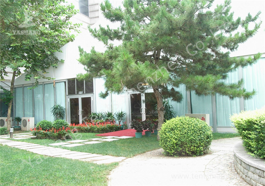 Air Conditioning Outdoor Event Tent , Beautiful Outside Event Tents Luxury Linings