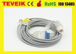 TEVEIK Factory Reusable Medical HP Round 12pin 5 leads ECG Cable For Patient