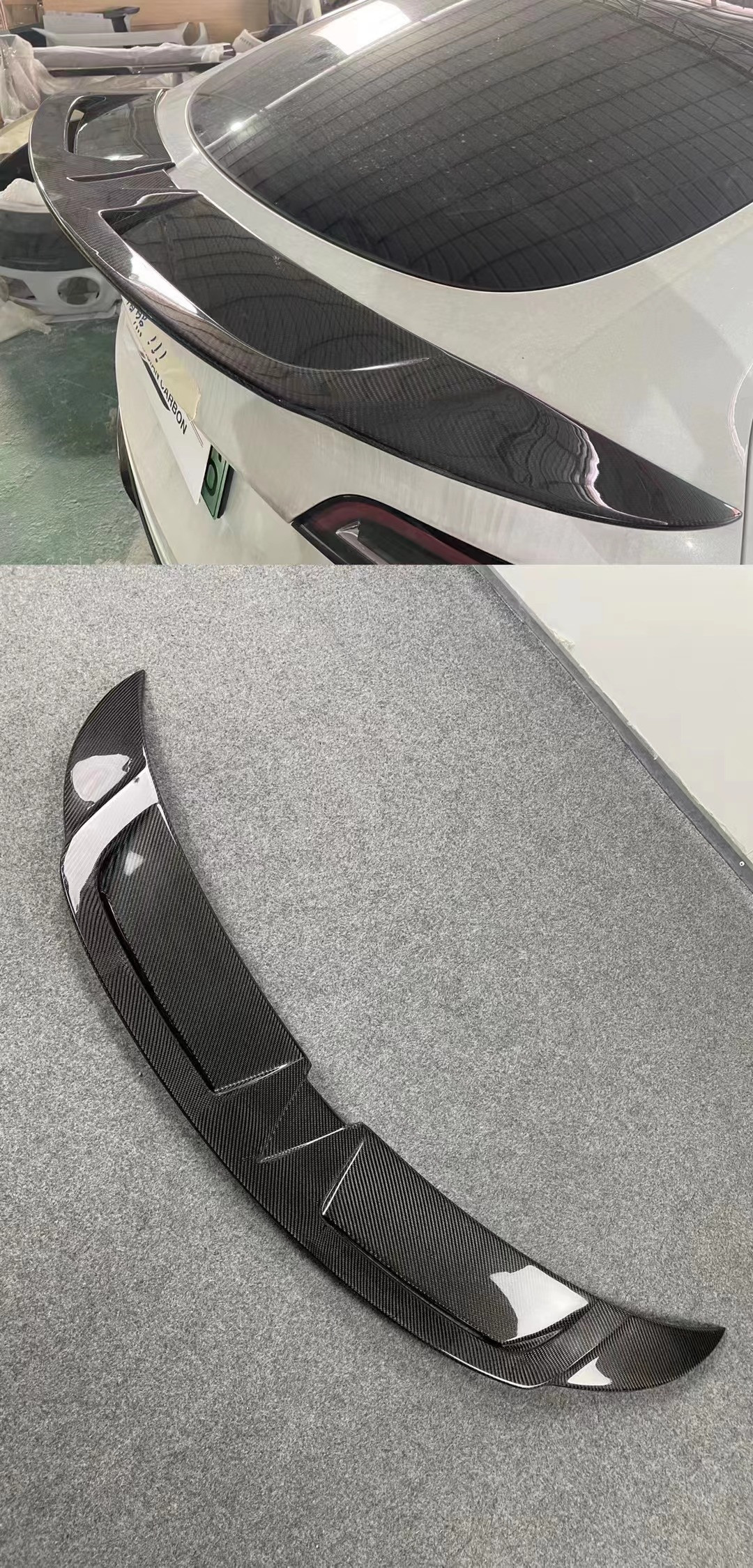 New Product MODEL Y Carbon Fiber Body Kit Model Y Front Shovel Rear Diffuser Spoiler Cover
