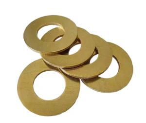 Wholesale Round Silver Metal Washers CNC Machined for Pressure Sealing from china suppliers