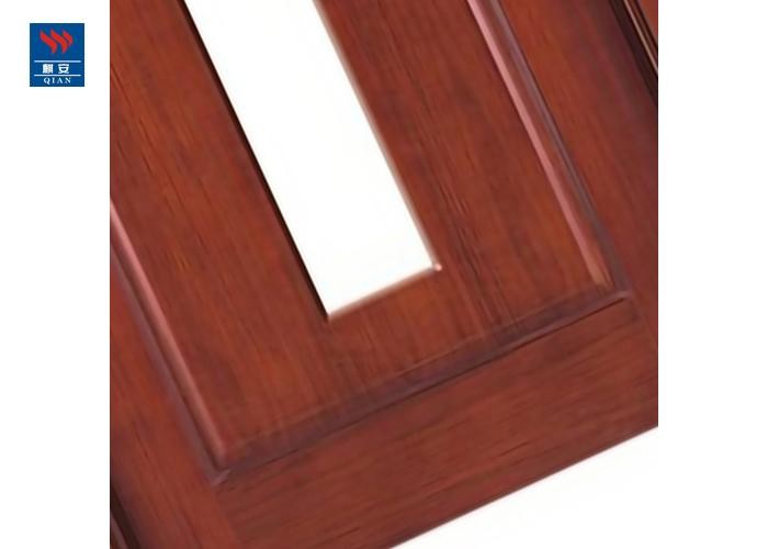 Steel French Double Swing Fire Rated Glass Doors Custom Window Frame