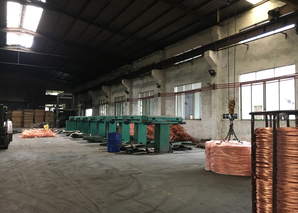 6000 Tons 8mm Upward Copper Oven Rod 24h Continuous Casting Machine