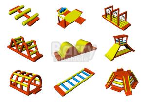 Wholesale Giant Open Water Inflatable Water Park , Best Fun Beach Water Parks With Logo Printing from china suppliers