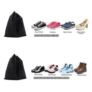Wholesale Reusable Single Fabric Shoe Bags Waterproof Nylon Fabric Promotional from china suppliers