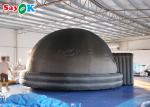 Black Inflatable Planetarium For Schools Education / Digital Mobile Planetarium