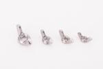 DIN315 SS304 316 Wing Rectangular M6 Butterfly Nut