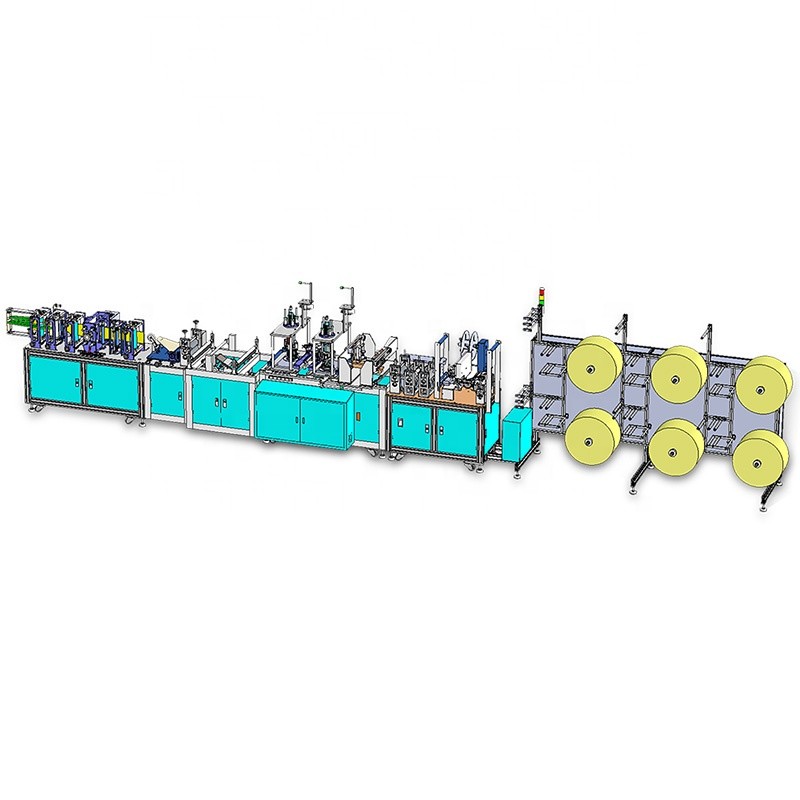 Non Woven Hospital Folding N95 Face Mask Making Machine