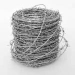 Factory Price 2.5mm Anti-climb Galvanized Barbed Wire Farm Outdoor Twisted Iron