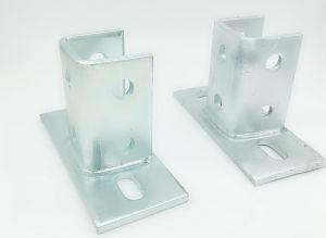 Wholesale Corrosion Resistant Silver Steel Strut Channel Fittings for 12 Gauge Channels from china suppliers