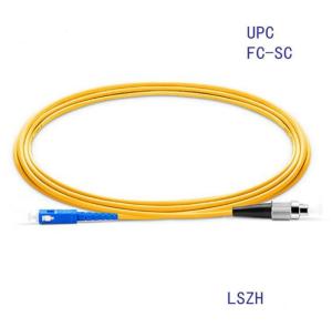 Wholesale 9 / 125 G652D FC-SC/UPC Single Mode Simplex Fiber Optic Patch Cords from china suppliers
