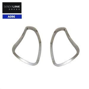 Wholesale Lightweight Barber Chair Armrests High Quality Stainless Steel Weighing 0.3 Kg/pair from china suppliers