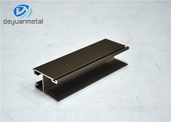 5.9 Meters Black Aluminium Extrusion Profiles Anodized 10-15um 6063-T6