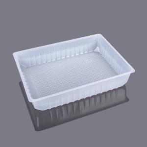Wholesale White 0.65mm Food Grade Disposable Plastic Containers from china suppliers