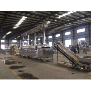 Industrial Deep Fryer Machine Electric PLC Continuous Fryer Machine