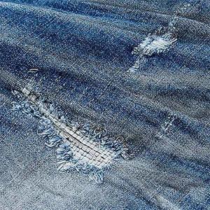 Wholesale Denim Clothing Fall Winter Fabrics Indigo Cotton Stretchy Blended Material 80*60 8OZ from china suppliers