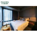 ISO9001 King Size Melamine Surface Modern Hotel Furniture