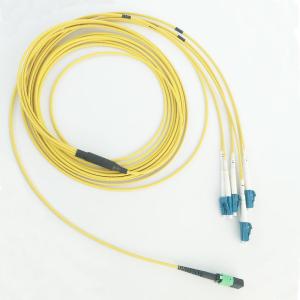 Wholesale Single Mode 3.0mm Fan Out Cable , Duplex Mpo To Lc Cable LSZH Material from china suppliers